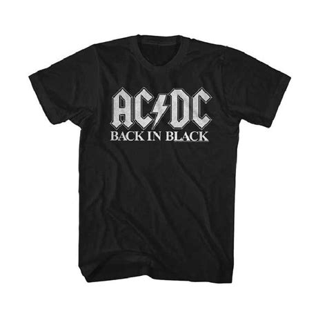 Ac Dc エーシーディーシー Tシャツ Back In Black 2 バック・イン・ブラック 正規品 Acdc Sht01303b