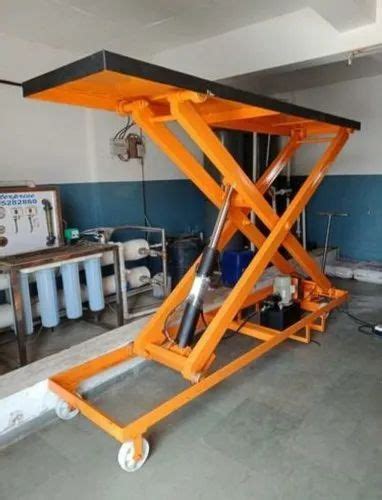 Mild Steel Electric Hydraulic Scissor Lift Table For Material Handling