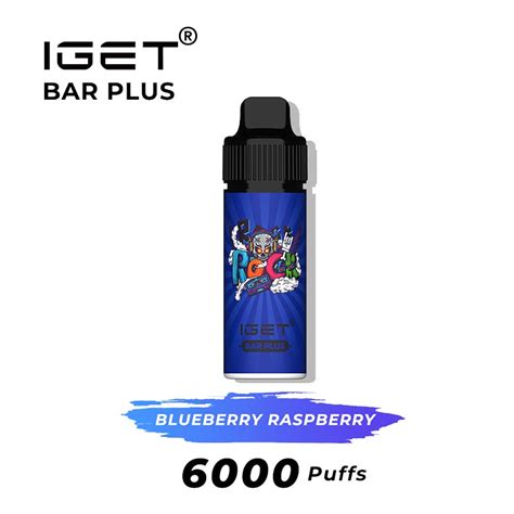 Iget Bar Plus Puffs Blueberry Raspberry Iget Bar New Zealand