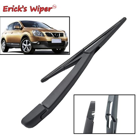 Ericks Wiper 12 Rear Wiper Blade And Arm Set Kit For Nissan Qashqai