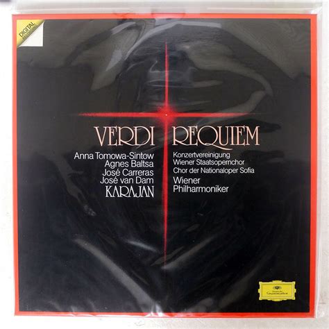 Yahoo オークション 独 KARAJAN VERDI MESSA DA REQUIEM DG 4250921 LP