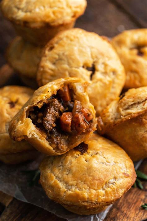 Individual Steak And Ale Pie Recipe An Edible Mosaic