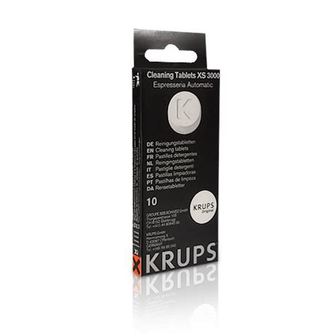 Krups XS3000 Cleaning Tablets (10 pcs) - Descaler.co.uk
