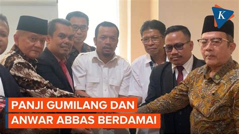 Akhirnya Panji Gumilang Dan Anwar Abbas Resmi Berdamai Kompascom Vidio