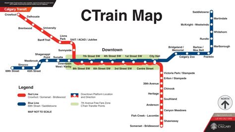 Transit Maps: Official Map: CTrain, Calgary, Canada, 2013