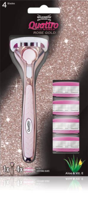 Wilkinson Sword Quattro For Women Rose Gold Livrare Ntre Zile