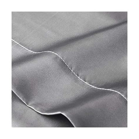 Loves Cabin Satin Pillowcase For Hair And Skin Dark Gray 20x30 Inches Similar To Silk Pillow