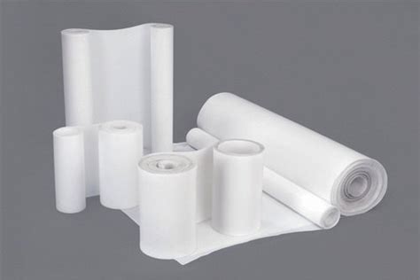 White PTFE Skived Sheet Packaging Type Roll Thickness 1 10 Mm