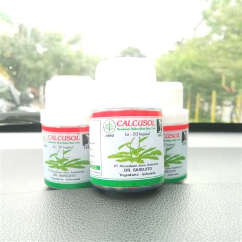 Jual Calcusol Obat Herbal Yg Di Klaim Dapat Meluruhkan Batu Ginjal