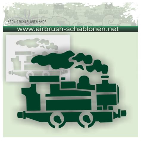 XL Schablone Lokomotive Kronis Schablonen Shop Schablonen Shops