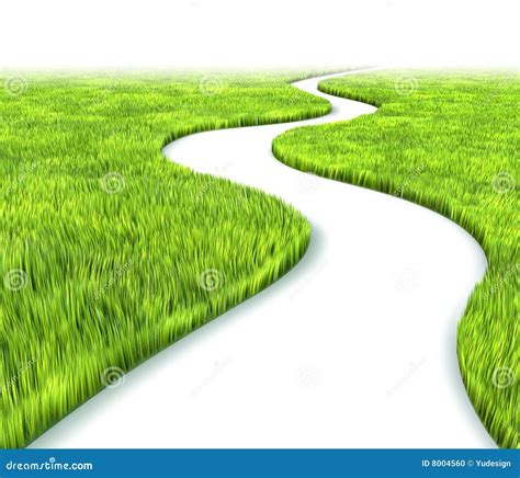 Path In Grass Stock Illustration Illustration Of Road 8004560