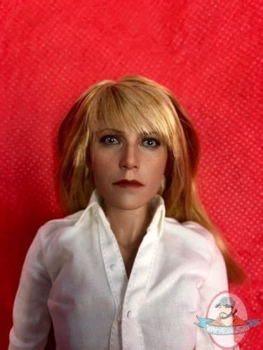 Hot Toys MMS Pepper Potts And Mark IX Pepper Potts Loose Only JC Man Of Action Figures