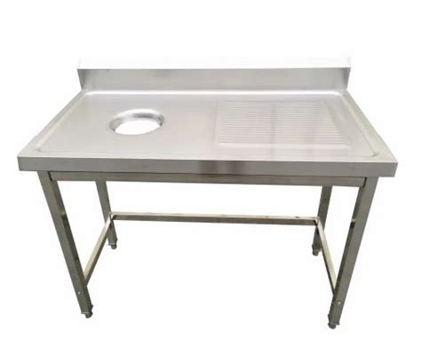 Stainless Steel Dish Landing Table For Restaurant Hostel And Hotels