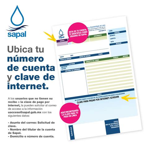 Pagar el agua SAPAL en línea Cómo sacar el recibo de agua por