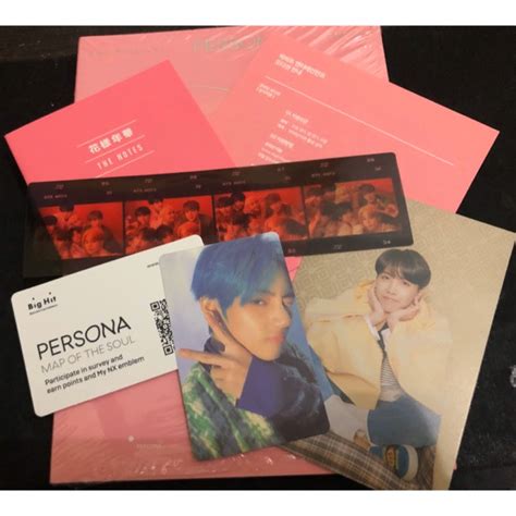 Jual BTS Maps Of The Soul Persona Version Ver 4 Photocard PC Taehyung