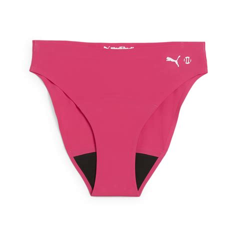PUMA X Modibodi Womens Seamfree Moderate Heavy Active Bikini Briefs