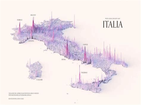 Mapas De Densidad De Población Por Terence Fosstodon Graficatessen