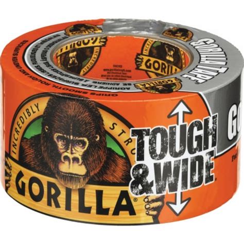 Gorilla In X Yd Tough Wide Heavy Duty Duct Tape Silver