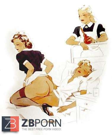 Thematic Drawn Porn Art Trio Enema ZB Porn