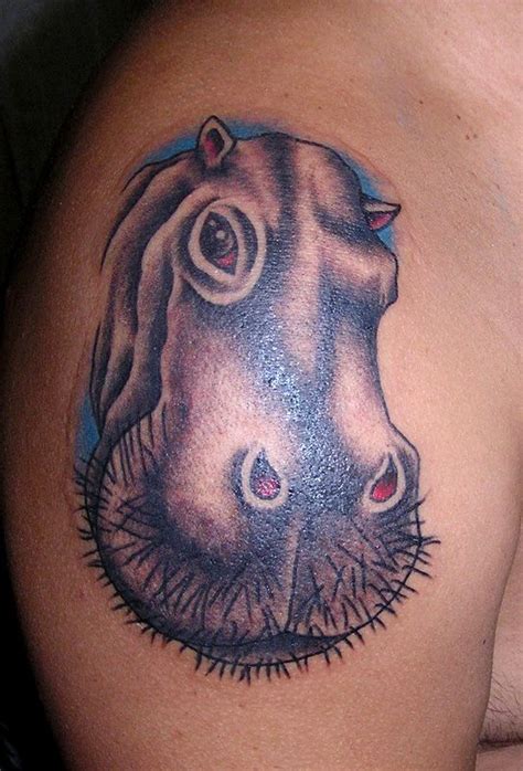 Cute Hippo Tattoo Hippo Tattoo Tattoos Cute Hippo