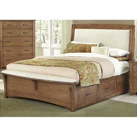 Bb63 669 St1 Vaughan Bassett Furniture Transitions Dark Oak Bed