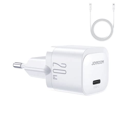 Joyroom Usb C Laturi W Pd Usb C Lightning Valkoinen Hshop Fi