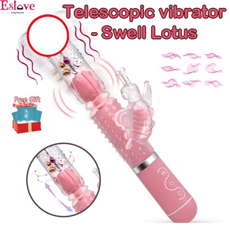 ESLOVE Thrusting Vibrator Rotate Vibrator Sex Toy For Woman Dildo Adult