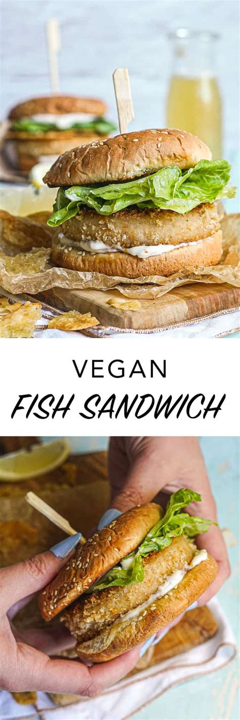 Vegan Fish Sandwich - The Edgy Veg