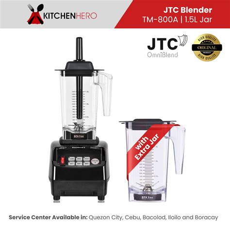 JTC TM 800A Omniblend V Heavy Duty Commercial Blender 1 5L With Extra 1