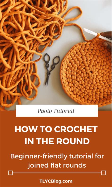 How To Crochet In The Round Flat Joined Rounds Crochet Round