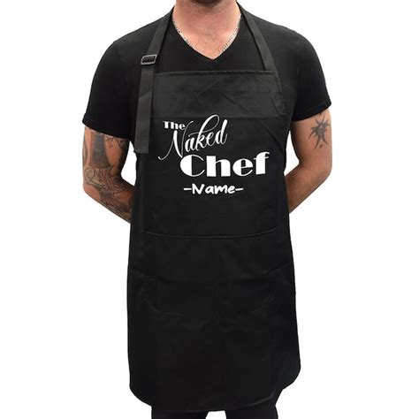 Naked Chef Apron Etsy