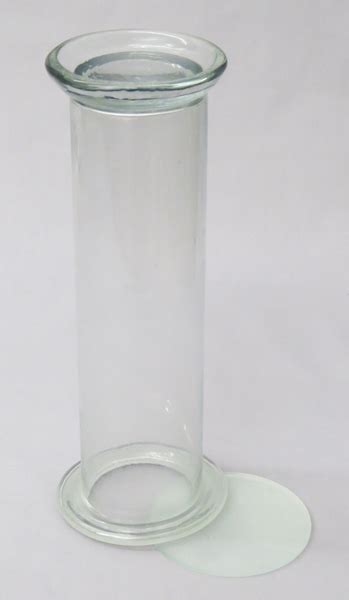 6102 2 Glass Gas Jar 8 X 2 Inch