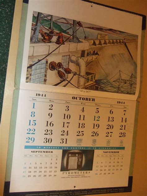 The Brown Calendar For 1944 Illustrated By Bill Eddy William