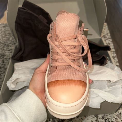 Rick Owens Shoes Rick Owens Drkshdw Faded Pink Low Sneaker 365 Poshmark