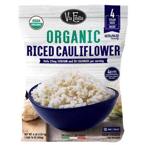 Via Emilia Organic Riced Cauliflower Lb Delivery Or Pickup Near Me