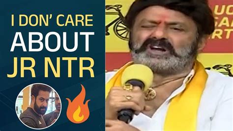 Nandamuri Balakrishna Comments On Jr Ntr MS Talkies YouTube