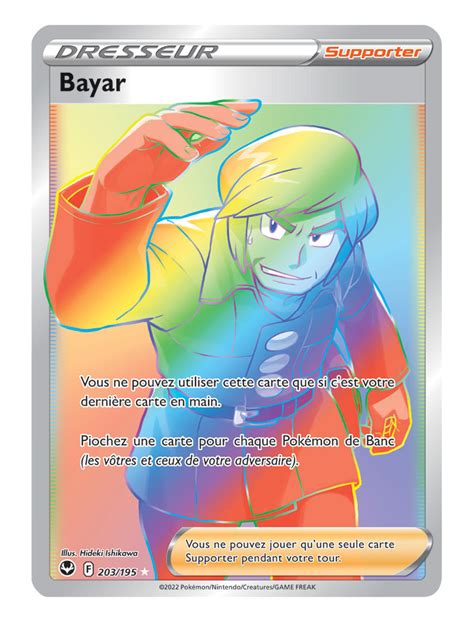 FR Pokémon Carte EB12 203 195 Bayar FULL ART SECRETE