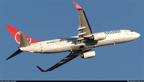 TC JZH Turkish Airlines Boeing 737 8F2 WL Photo by Ege Güler ID