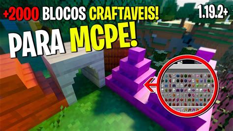 Novo ADDON Que Adiciona 2000 Blocos DECORATIVOS 3D No MCPE 1 19 Full