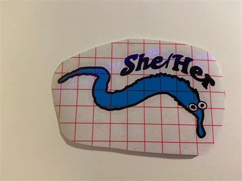 Pronouns Be Gay Do Crime And Custom Phrases Worm On A Sting Vinyl Decal Sticker Stickers