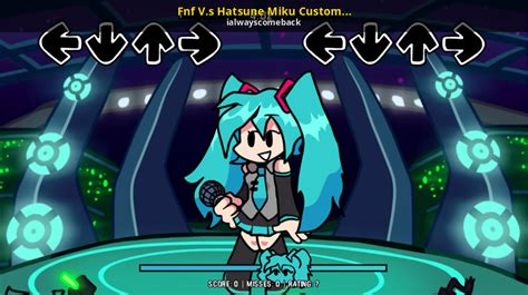 Fnf Vs Hatsune Miku Custom Song Senbonzakura Friday Night Funkin