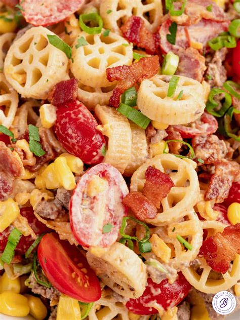 Cowboy Pasta Salad Recipe Belly Full