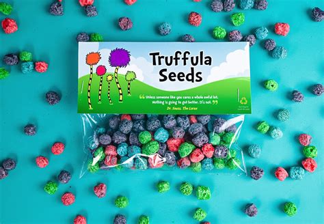 The Lorax Diy Truffula Seed Treat Bag