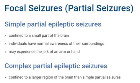 Types of Epileptic Seizures | Barrow Neurological Institute