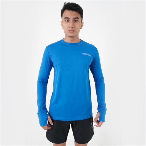 Jual Terrel Sports Wear Basic Long Sleeve Baju Olah Raga Dry Fit Pria