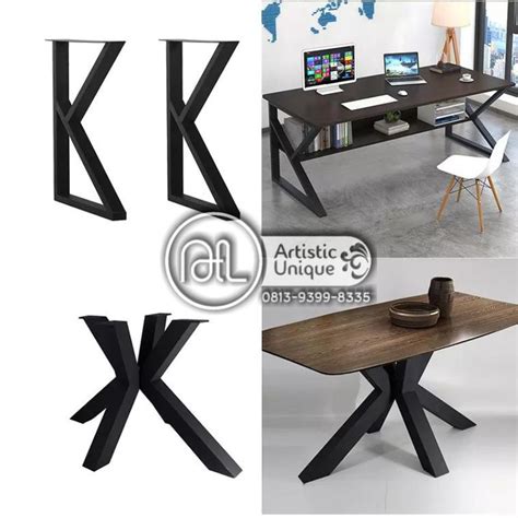 Kaki Meja Unik Minimalis Desain Bisa Custom | Ayem Tentrem Logam