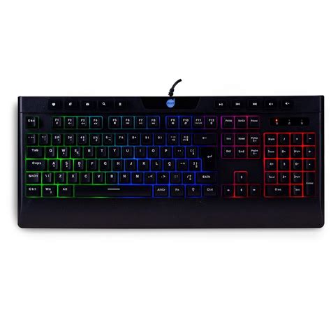 Teclado Gamer Dazz Ballistic Cinetic Led Rainbow Usb Anti