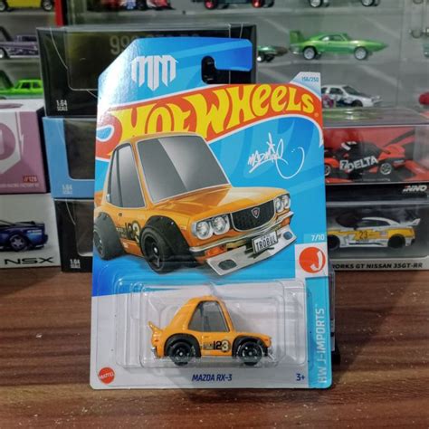 Jual Hot Wheels Mazda RX 3 Tooned Orange Shopee Indonesia