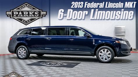 2013 Federal Coach Lincoln MKT 44 6 Door Limousine DBL58621 YouTube