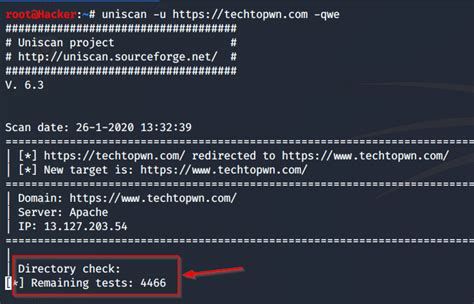 Dirb And Uniscan Website Scaning In Kali Linux